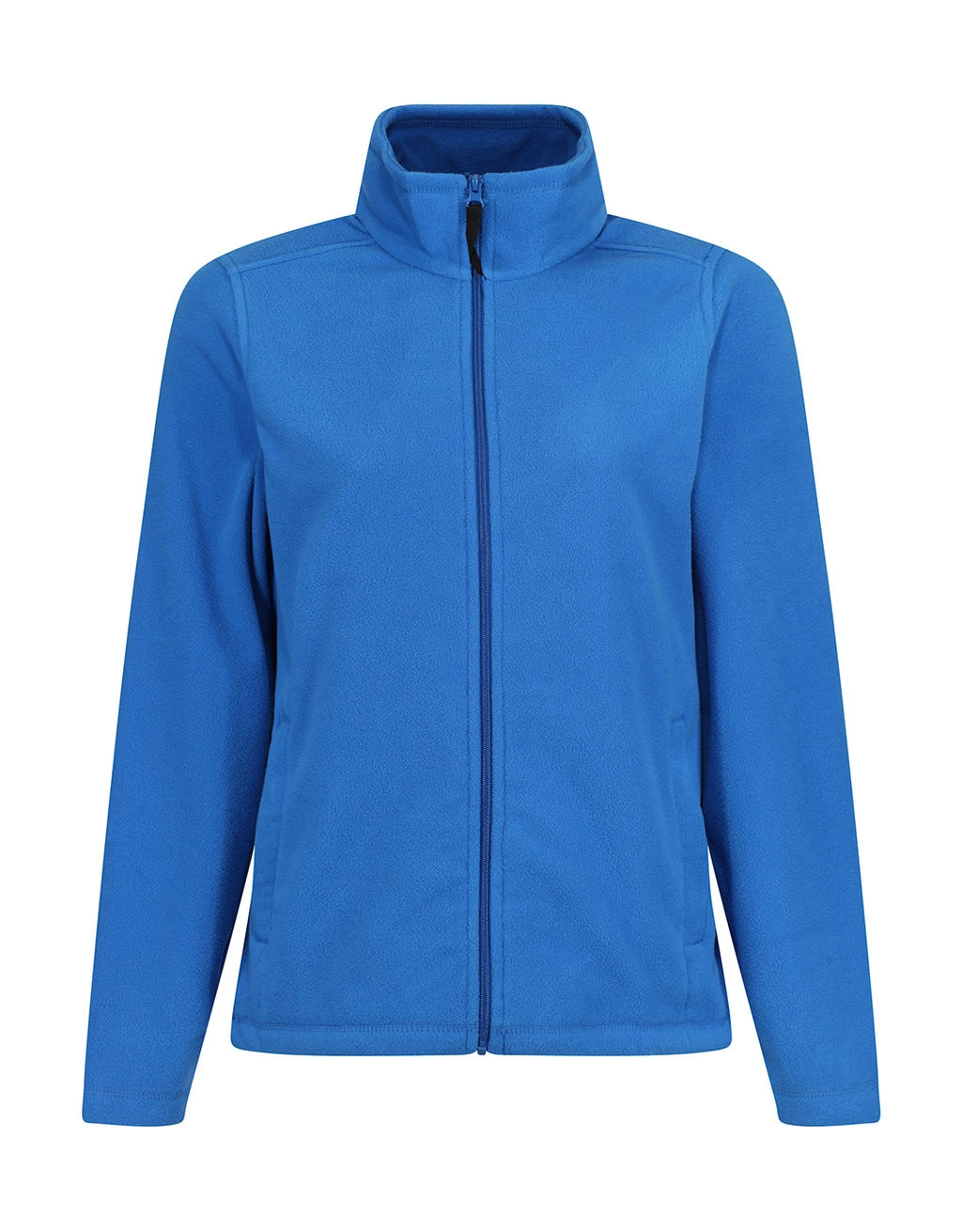 Women`s Micro Full Zip Fleece zum Besticken und Bedrucken in der Farbe Oxford Blue mit Ihren Logo, Schriftzug oder Motiv.