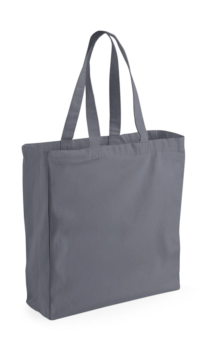 Canvas Classic Shopper zum Besticken und Bedrucken in der Farbe Graphite Grey
 mit Ihren Logo, Schriftzug oder Motiv.
