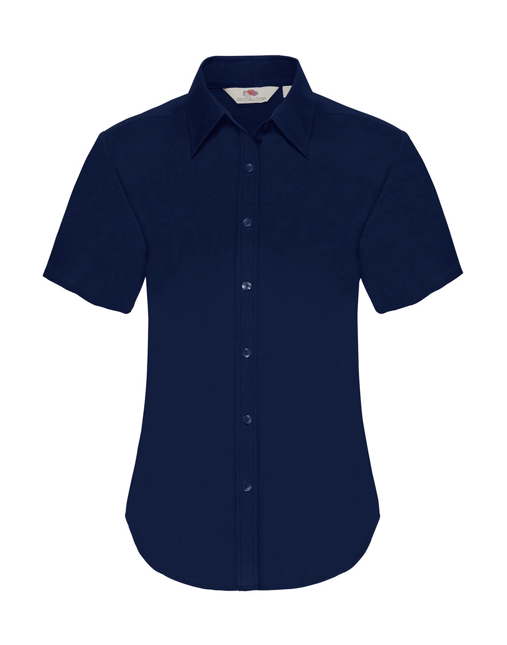 Ladies Oxford Shirt zum Besticken und Bedrucken in der Farbe Navy mit Ihren Logo, Schriftzug oder Motiv.