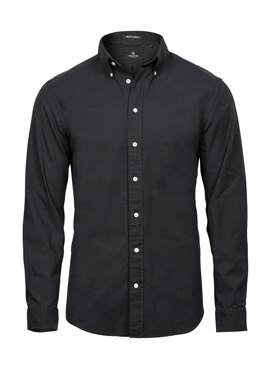 Perfect Oxford Shirt zum Besticken und Bedrucken in der Farbe Black mit Ihren Logo, Schriftzug oder Motiv.