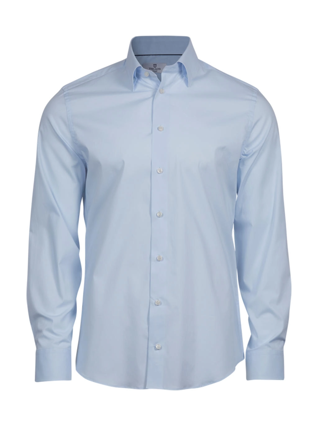Stretch Luxury Shirt zum Besticken und Bedrucken in der Farbe Light Blue mit Ihren Logo, Schriftzug oder Motiv.