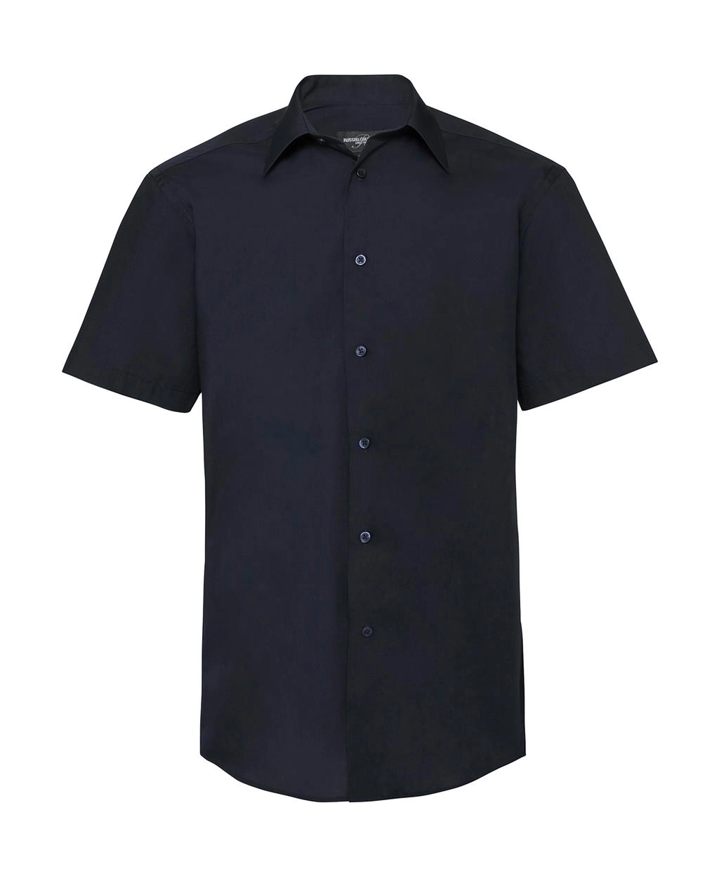 Tailored Poplin Shirt zum Besticken und Bedrucken in der Farbe French Navy mit Ihren Logo, Schriftzug oder Motiv.