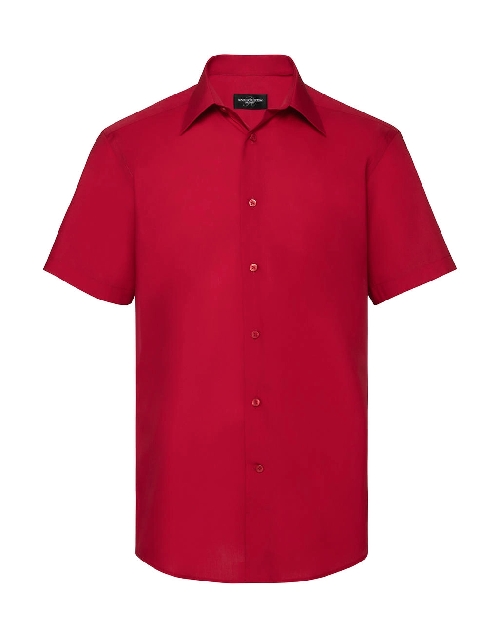 Tailored Poplin Shirt zum Besticken und Bedrucken in der Farbe Classic Red mit Ihren Logo, Schriftzug oder Motiv.