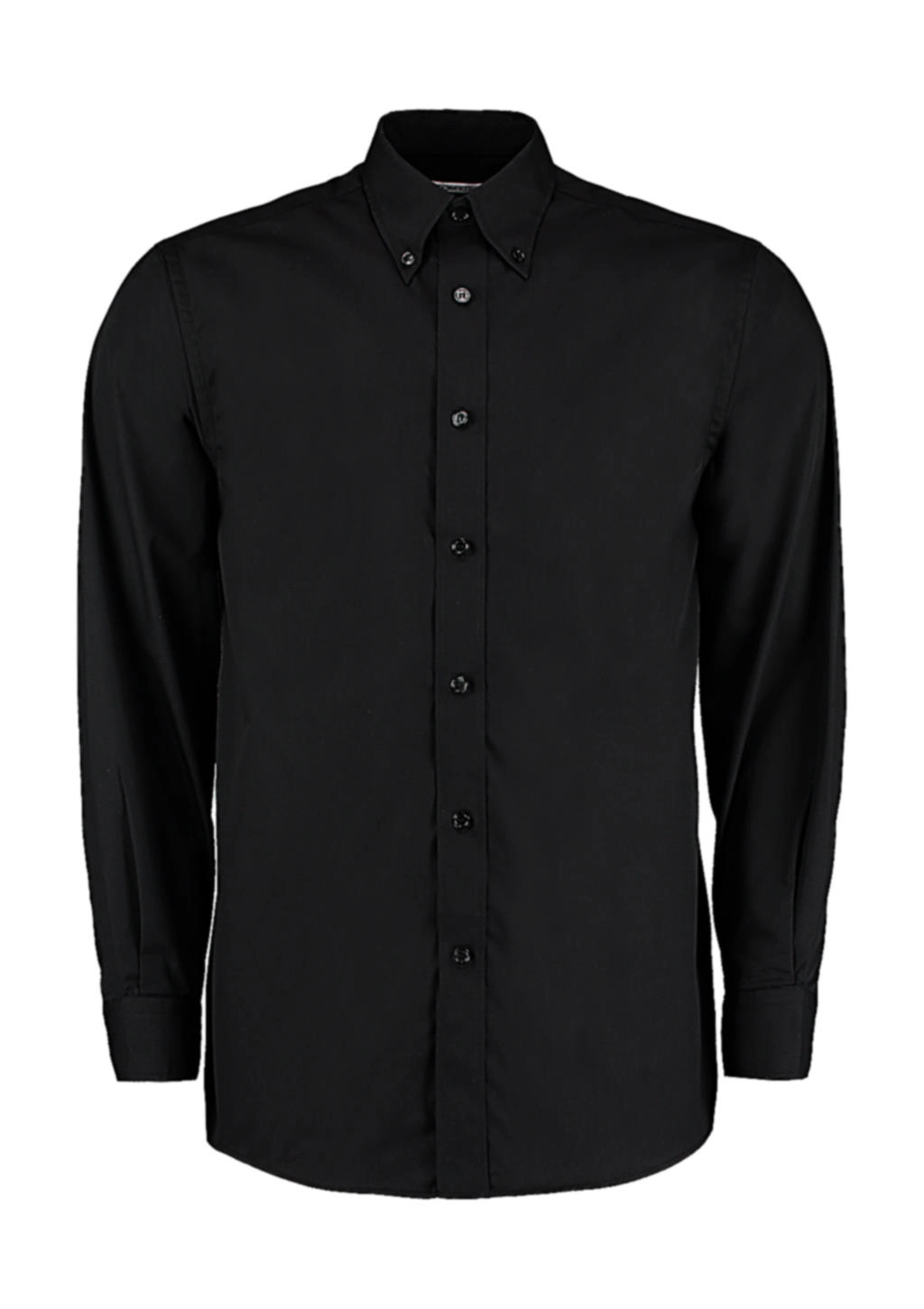 Tailored Fit Business Shirt zum Besticken und Bedrucken in der Farbe Black mit Ihren Logo, Schriftzug oder Motiv.