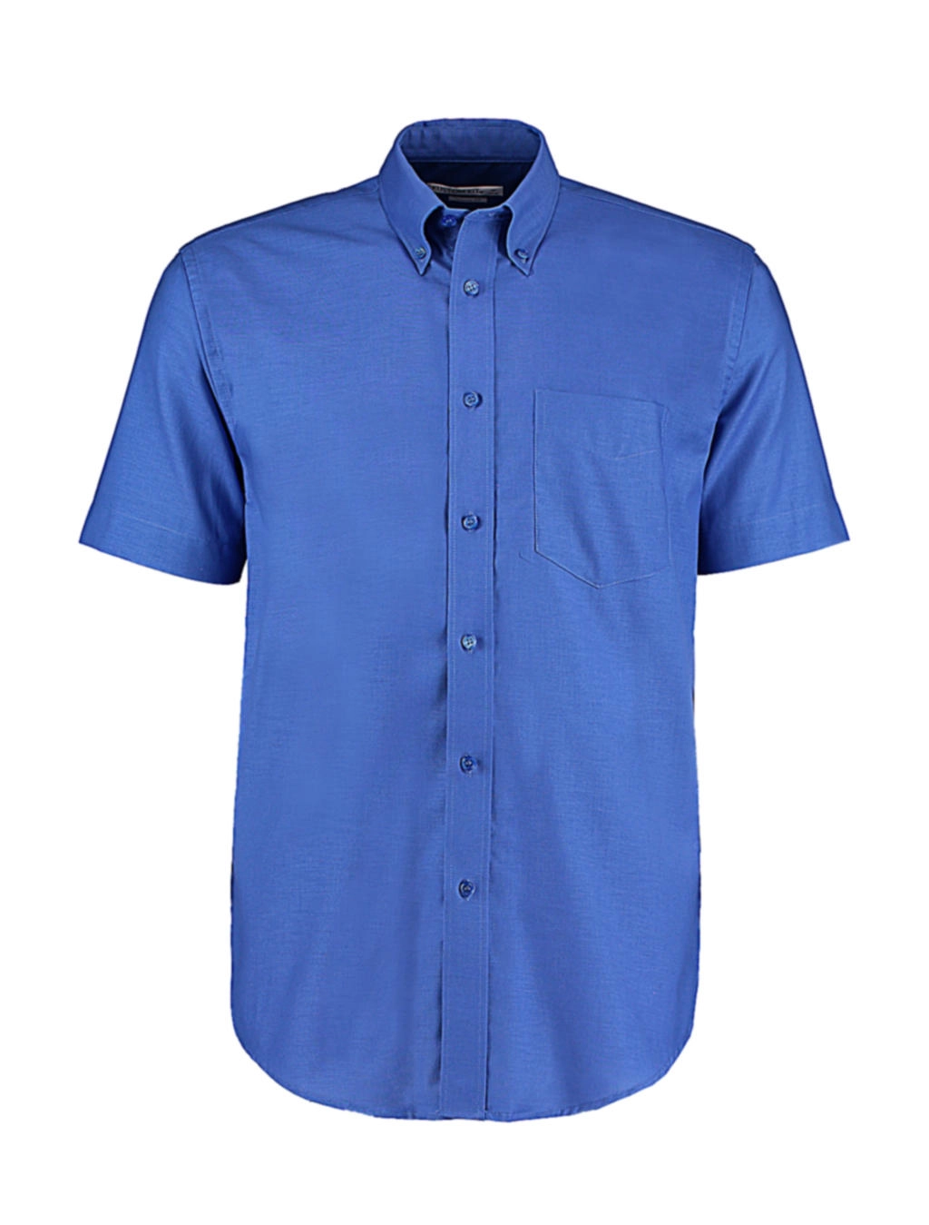 Classic Fit Workwear Oxford Shirt SSL zum Besticken und Bedrucken in der Farbe Italian Blue mit Ihren Logo, Schriftzug oder Motiv.