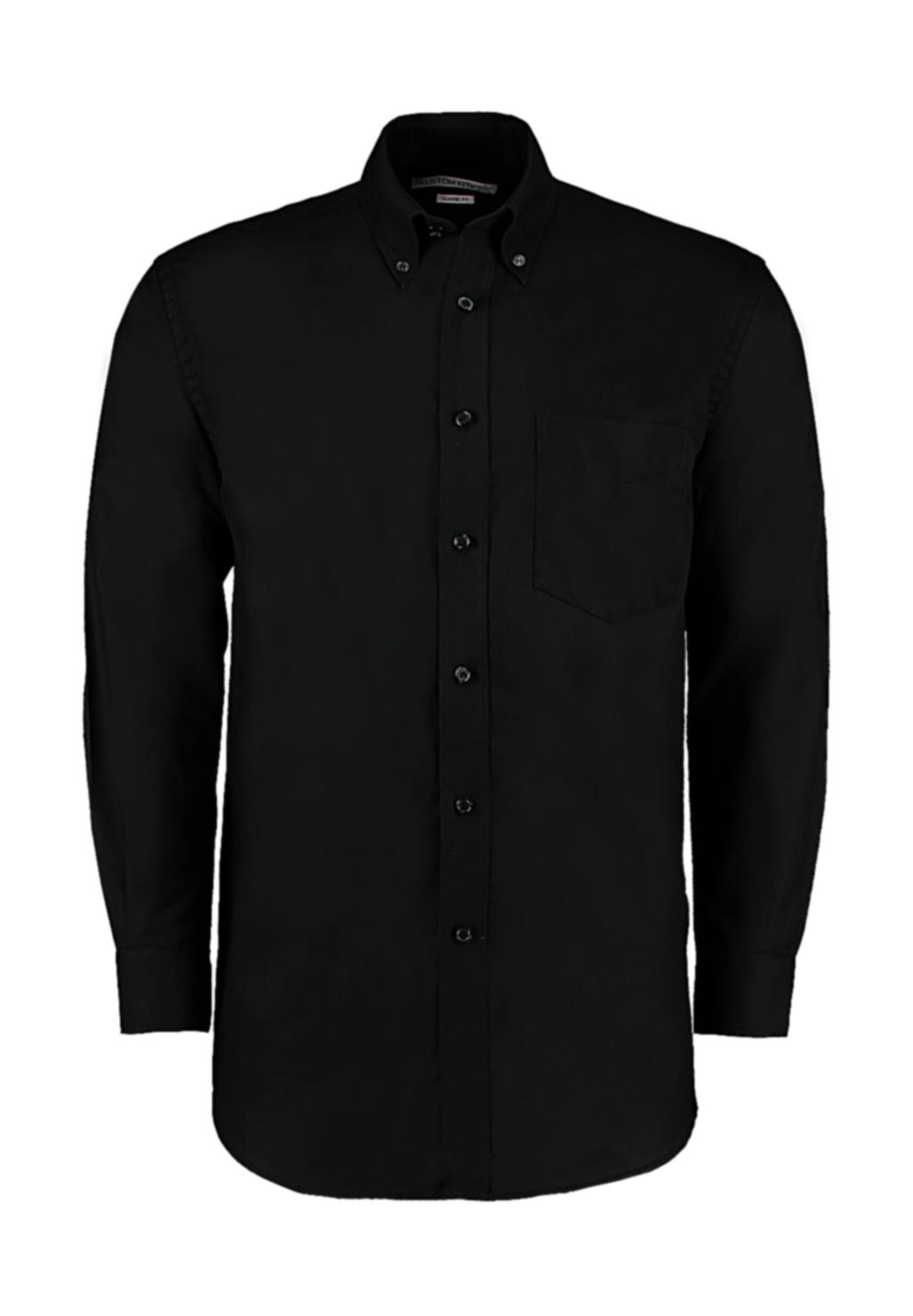 Classic Fit Workwear Oxford Shirt zum Besticken und Bedrucken in der Farbe Black mit Ihren Logo, Schriftzug oder Motiv.