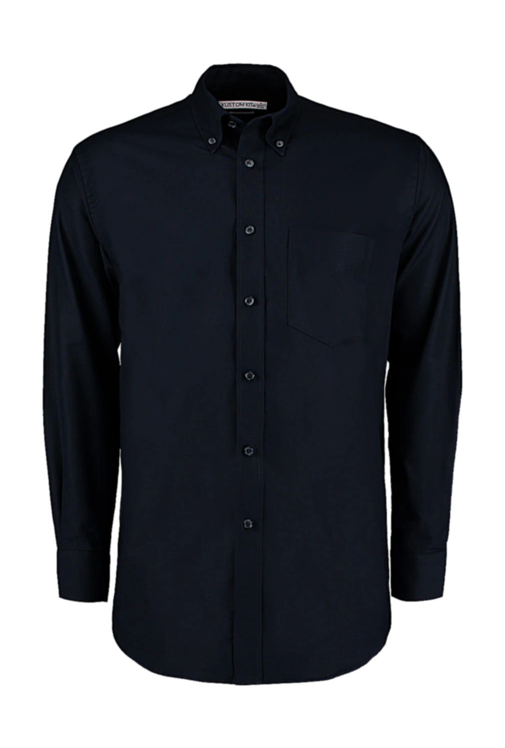 Classic Fit Workwear Oxford Shirt zum Besticken und Bedrucken in der Farbe French Navy mit Ihren Logo, Schriftzug oder Motiv.