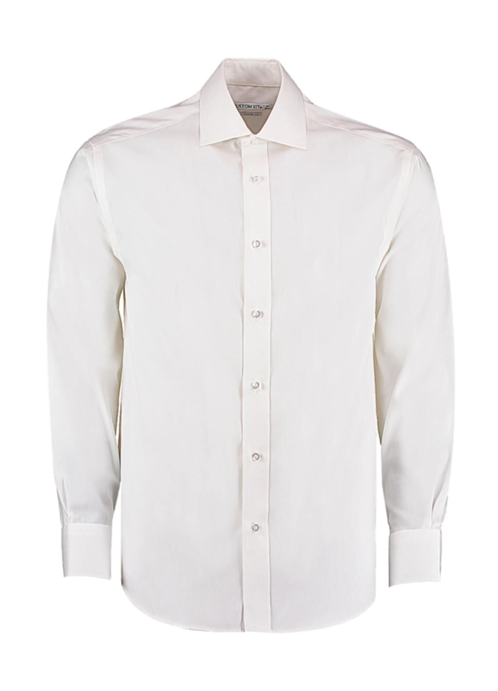 Classic Fit Premium Cutaway Oxford Shirt zum Besticken und Bedrucken in der Farbe White mit Ihren Logo, Schriftzug oder Motiv.