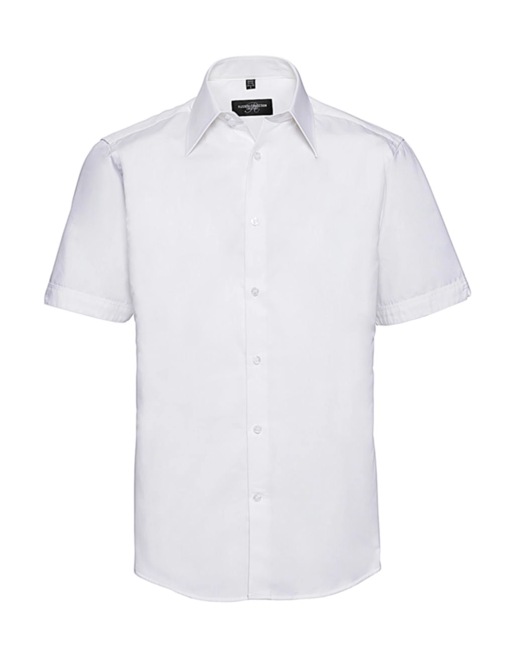 Tencel® Fitted Shirt zum Besticken und Bedrucken in der Farbe White mit Ihren Logo, Schriftzug oder Motiv.