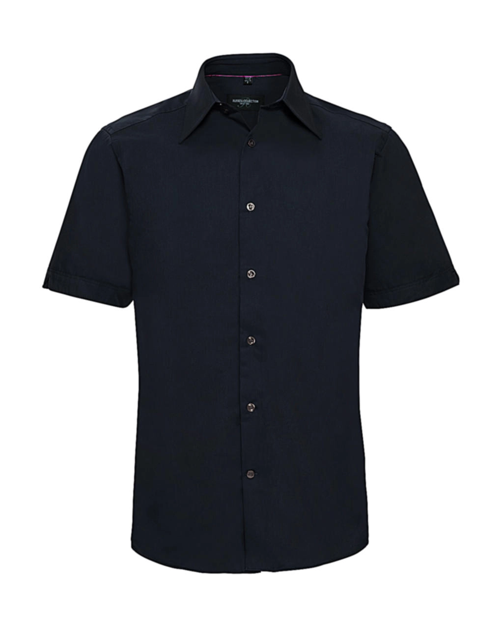 Tencel® Fitted Shirt zum Besticken und Bedrucken in der Farbe Navy mit Ihren Logo, Schriftzug oder Motiv.
