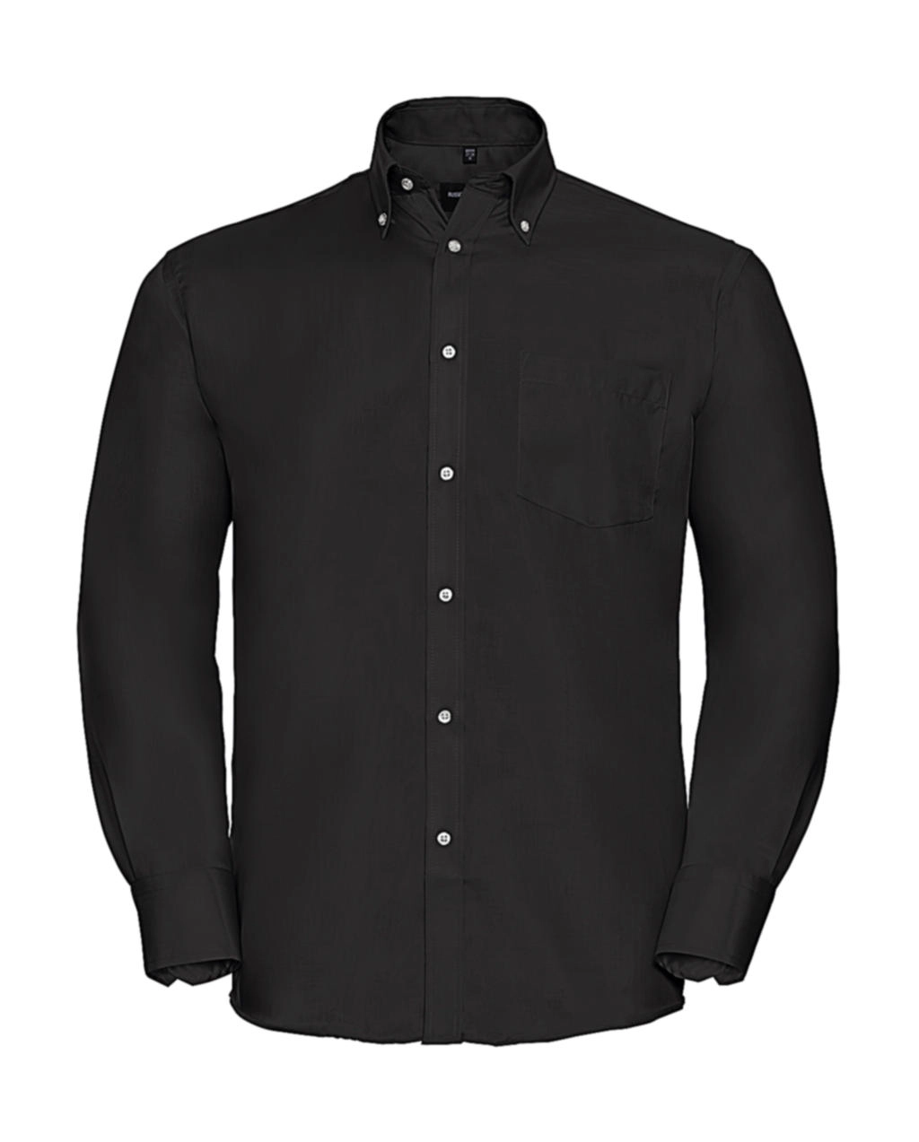 Men`s LS Ultimate Non-iron Shirt zum Besticken und Bedrucken in der Farbe Black mit Ihren Logo, Schriftzug oder Motiv.
