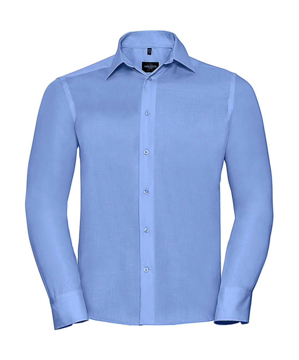 Tailored Ultimate Non-iron Shirt LS zum Besticken und Bedrucken in der Farbe Bright Sky mit Ihren Logo, Schriftzug oder Motiv.