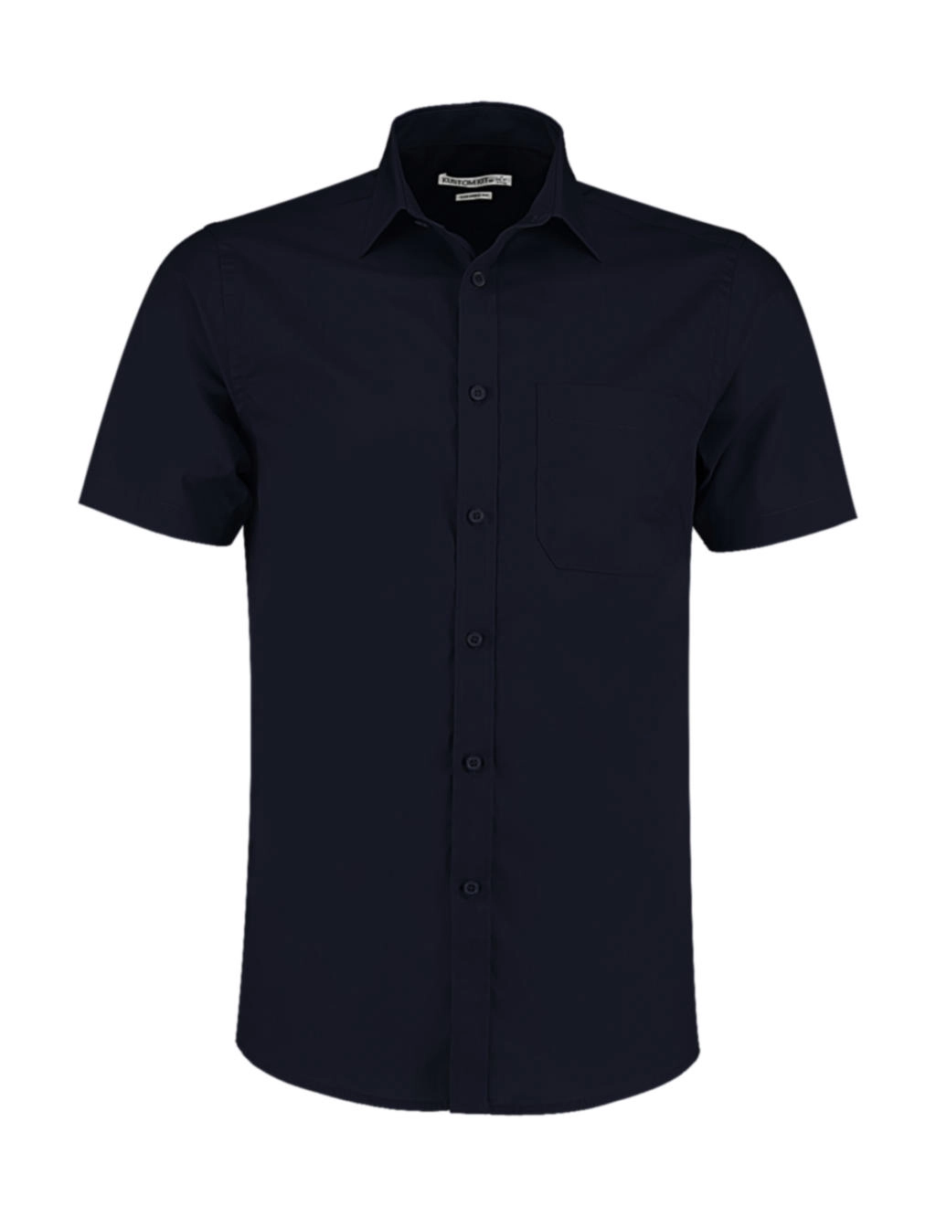 Tailored Fit Poplin Shirt SSL zum Besticken und Bedrucken in der Farbe Dark Navy mit Ihren Logo, Schriftzug oder Motiv.