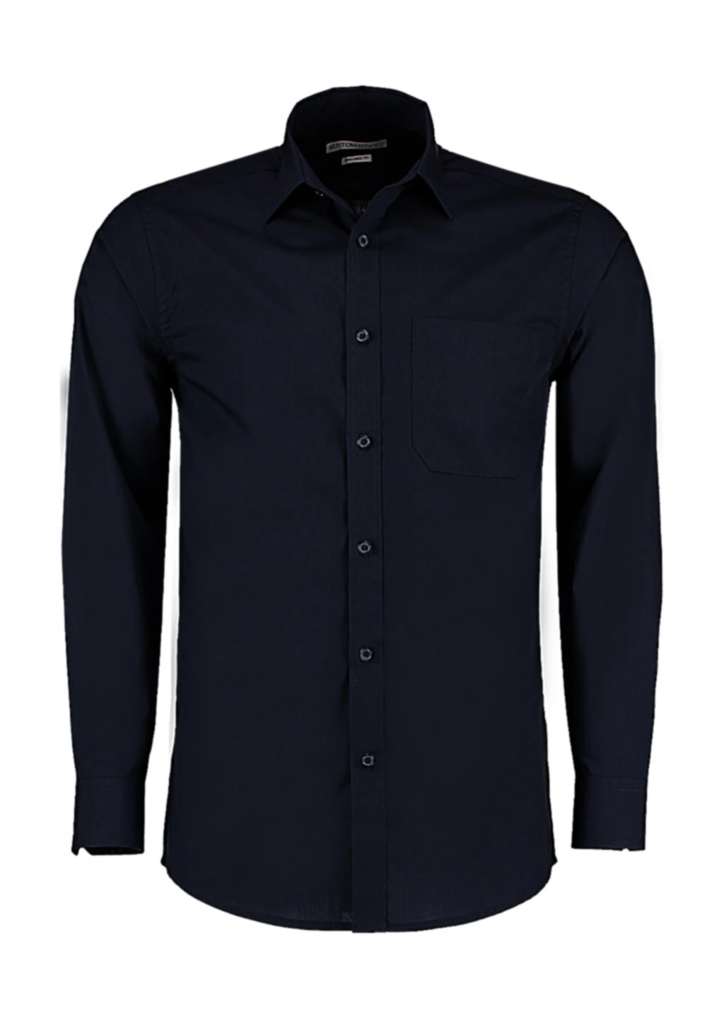 Tailored Fit Poplin Shirt zum Besticken und Bedrucken in der Farbe Dark Navy mit Ihren Logo, Schriftzug oder Motiv.