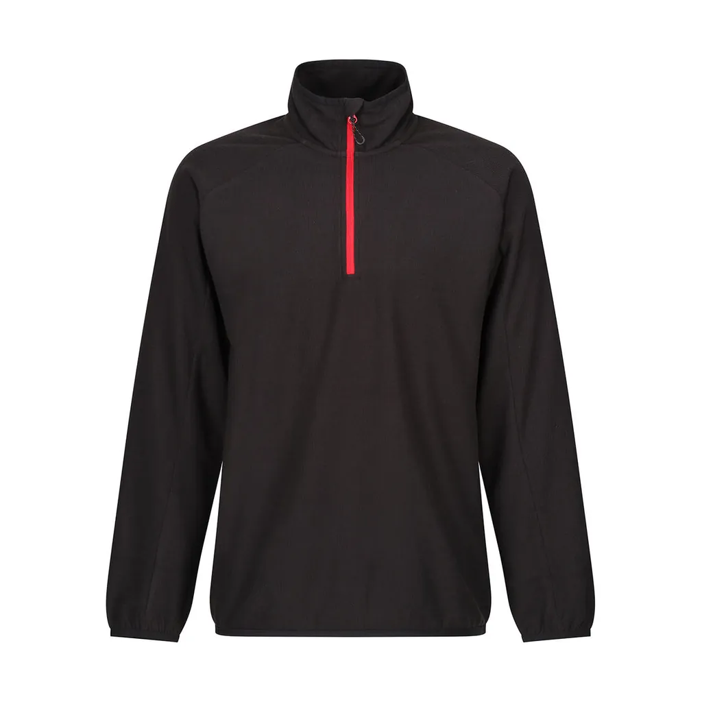 Navigate Half Zip Fleece zum Besticken und Bedrucken in der Farbe Black/Classic Red mit Ihren Logo, Schriftzug oder Motiv.