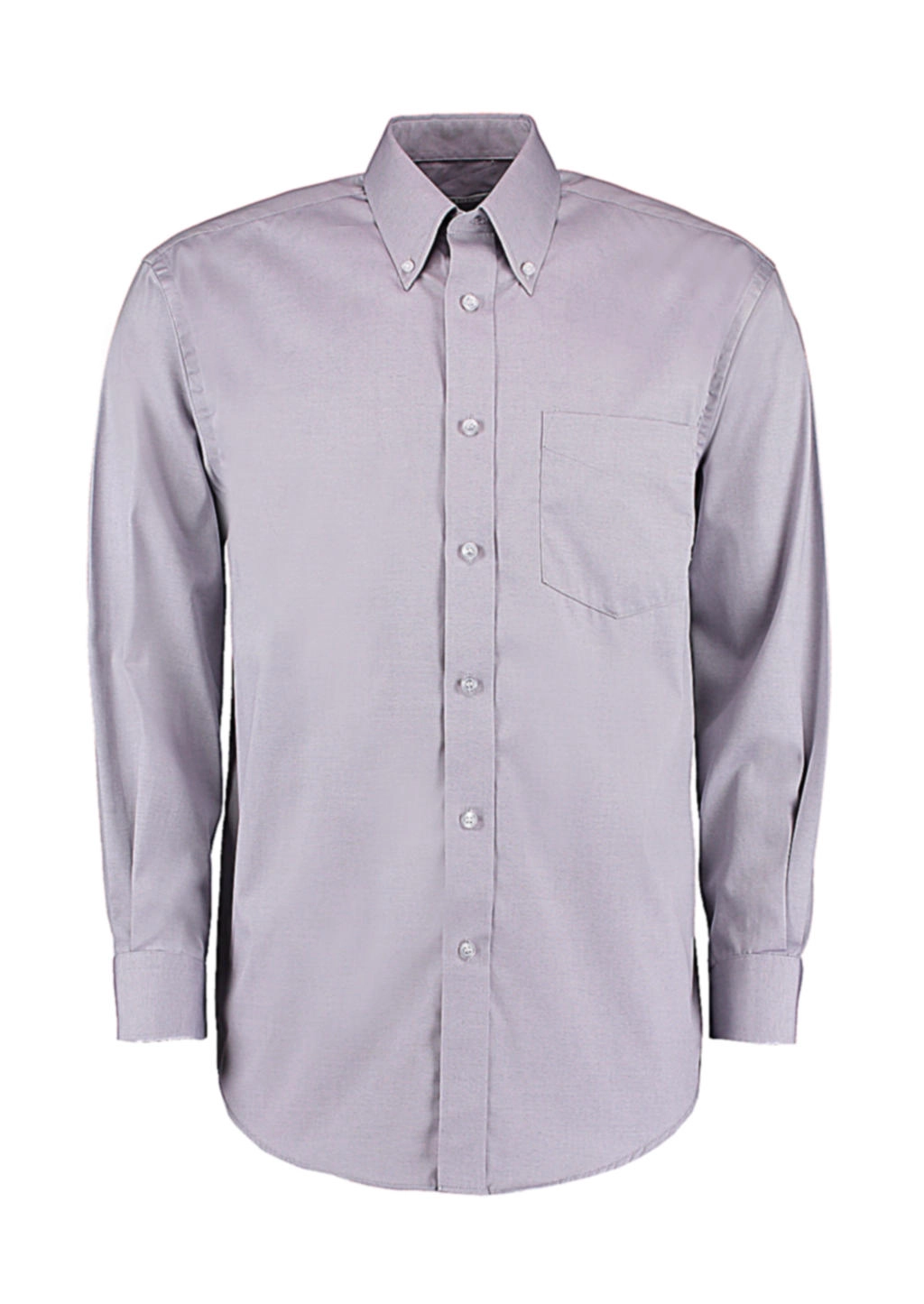 Classic Fit Premium Oxford Shirt zum Besticken und Bedrucken in der Farbe Silver Grey mit Ihren Logo, Schriftzug oder Motiv.