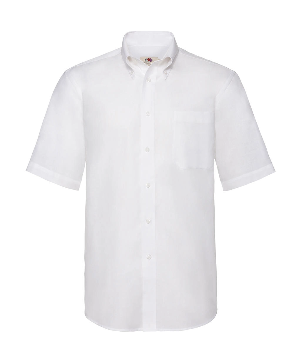 Oxford Shirt zum Besticken und Bedrucken in der Farbe White mit Ihren Logo, Schriftzug oder Motiv.