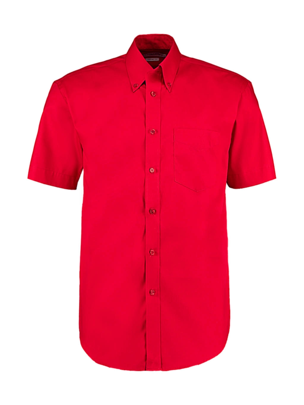 Classic Fit Premium Oxford Shirt SSL zum Besticken und Bedrucken in der Farbe Red mit Ihren Logo, Schriftzug oder Motiv.