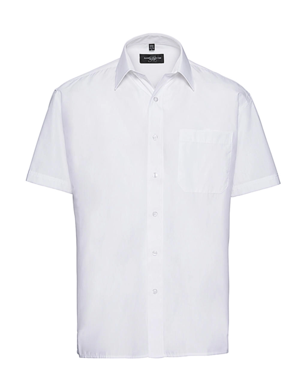 Poplin Shirt zum Besticken und Bedrucken in der Farbe White mit Ihren Logo, Schriftzug oder Motiv.