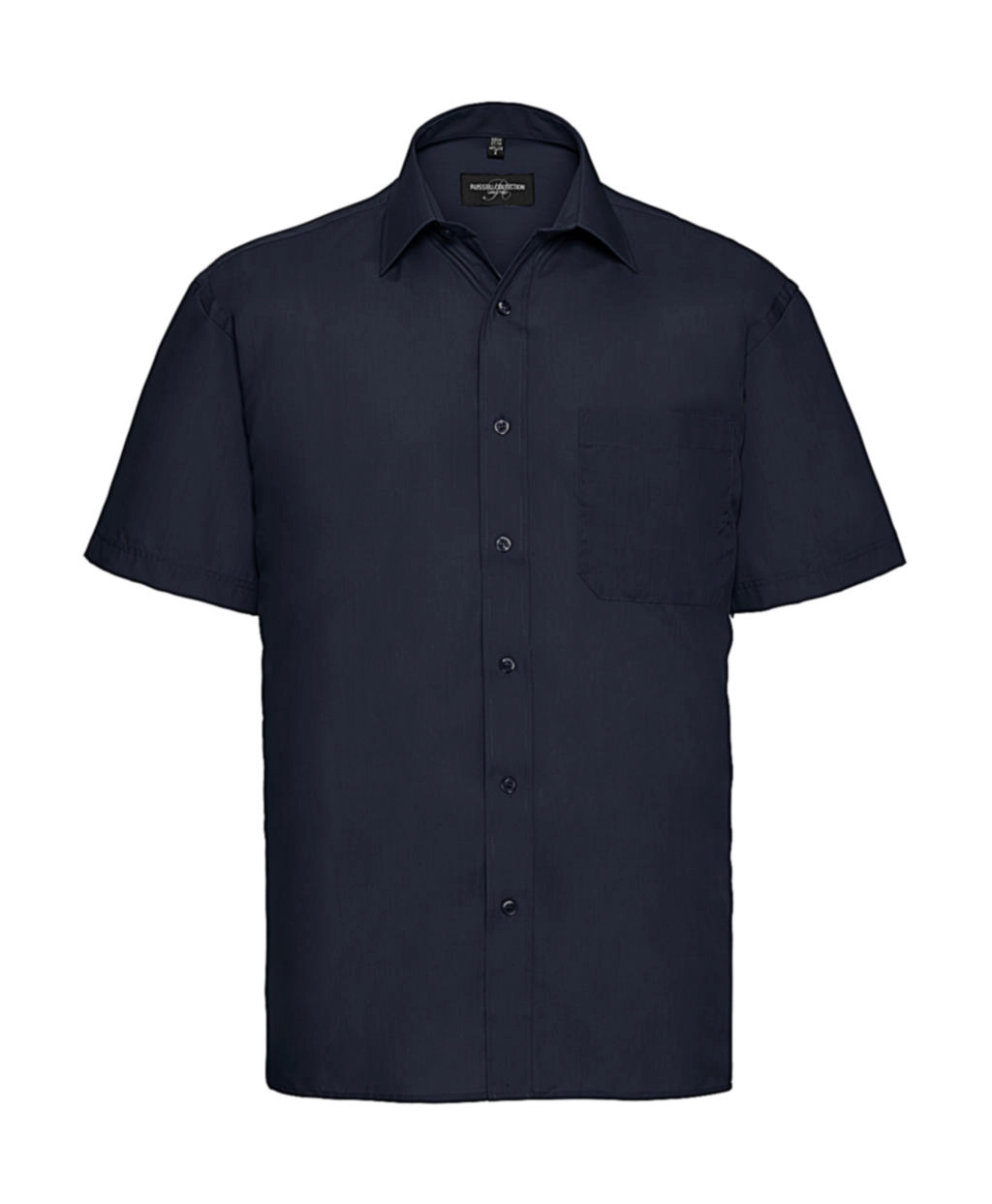 Poplin Shirt zum Besticken und Bedrucken in der Farbe French Navy mit Ihren Logo, Schriftzug oder Motiv.
