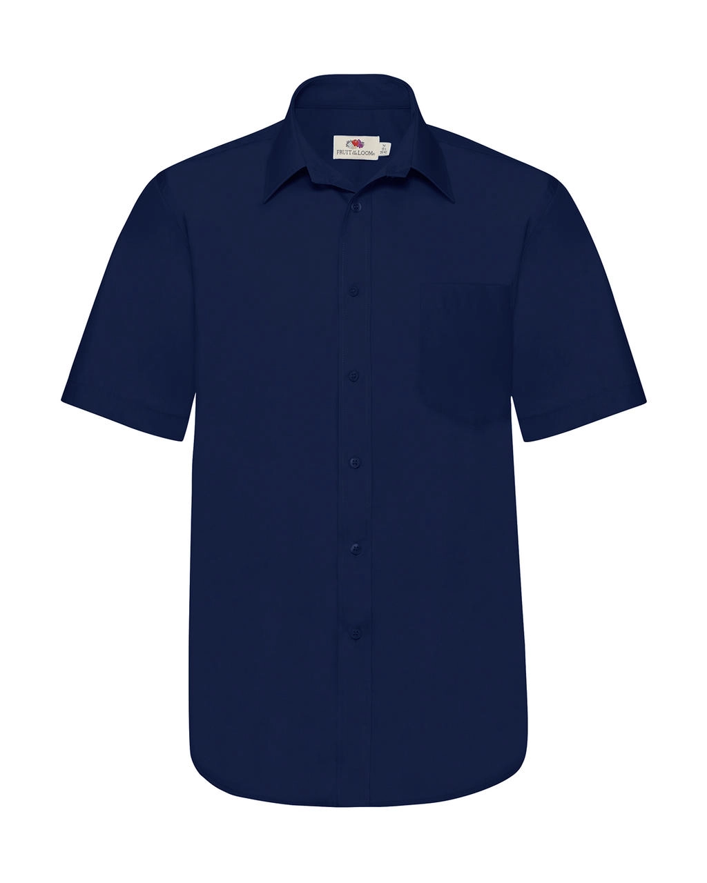 Poplin Shirt zum Besticken und Bedrucken in der Farbe Navy mit Ihren Logo, Schriftzug oder Motiv.