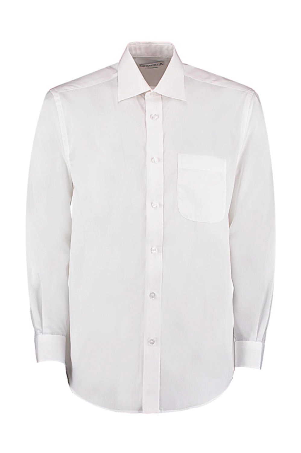 Classic Fit Business Shirt zum Besticken und Bedrucken in der Farbe White mit Ihren Logo, Schriftzug oder Motiv.