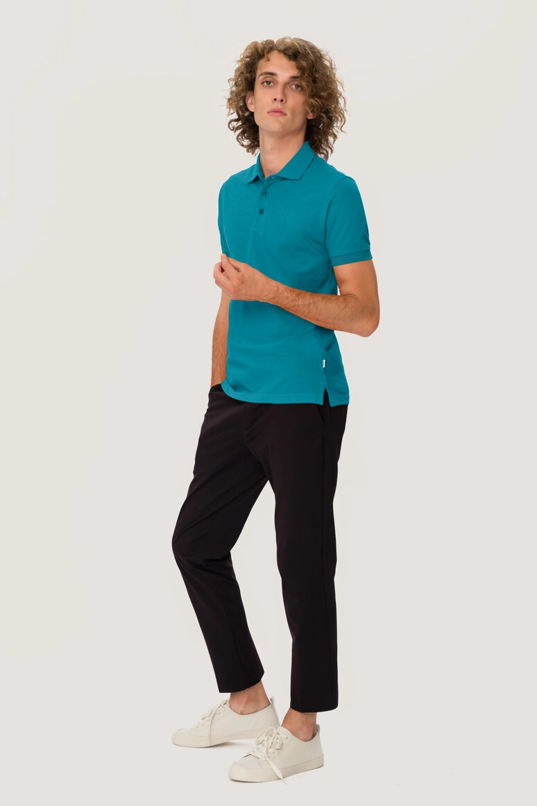 HAKRO Poloshirt Top zum Besticken und Bedrucken in der Farbe Smaragd mit Ihren Logo, Schriftzug oder Motiv.
