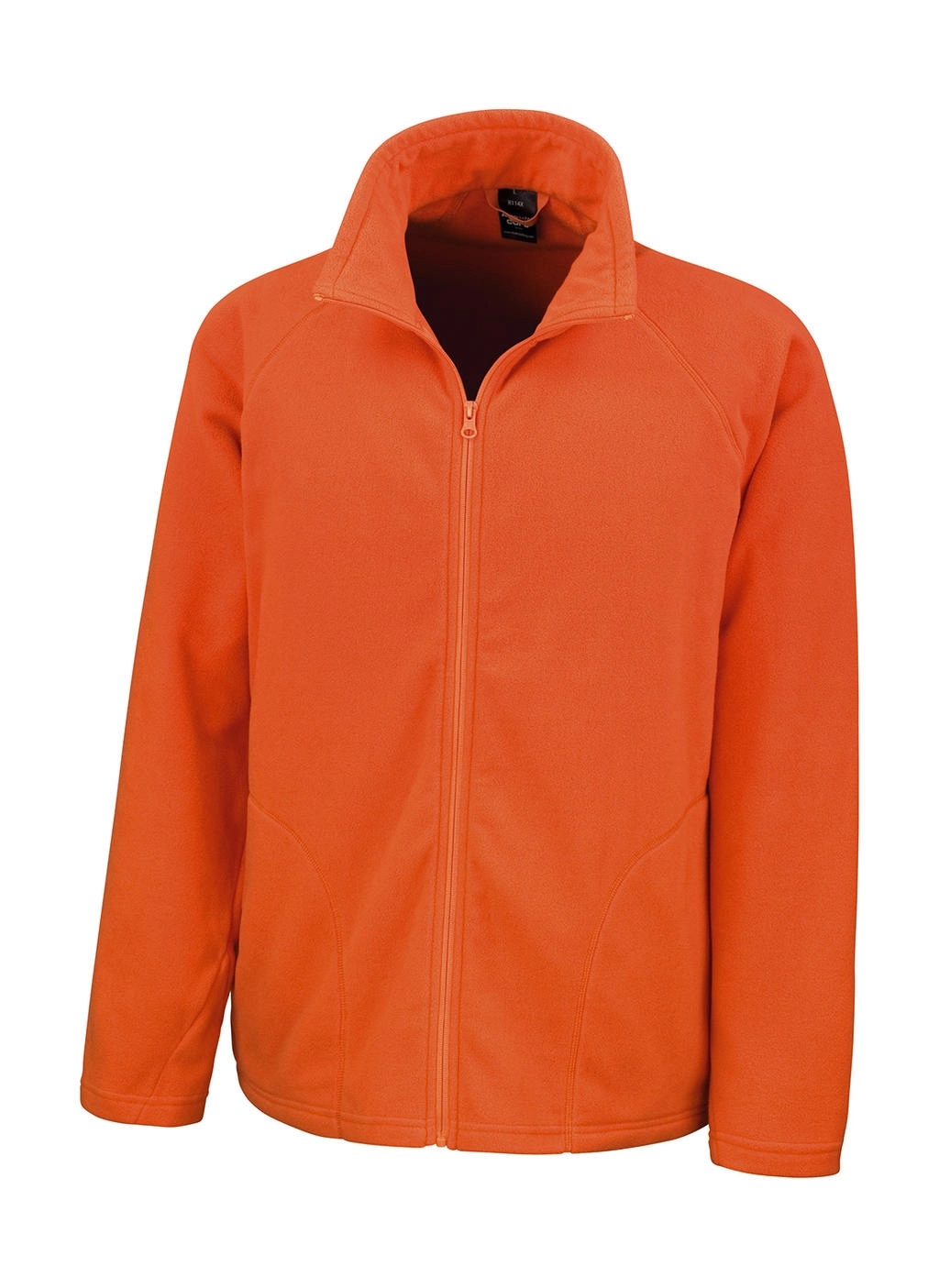 Microfleece Jacket zum Besticken und Bedrucken in der Farbe Orange mit Ihren Logo, Schriftzug oder Motiv.