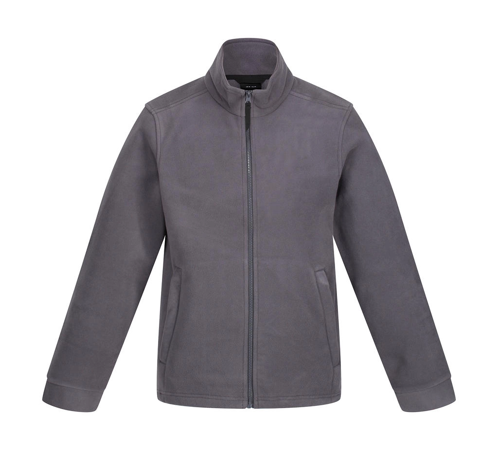 Classic Fleece Jacket zum Besticken und Bedrucken in der Farbe Seal Grey mit Ihren Logo, Schriftzug oder Motiv.