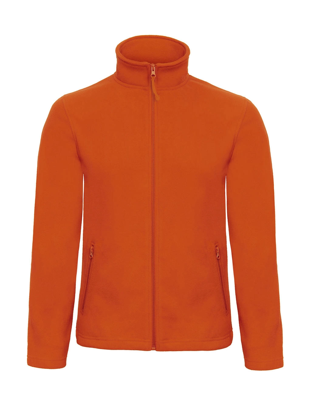 ID.501 Micro Fleece Full Zip zum Besticken und Bedrucken in der Farbe Pumpkin Orange mit Ihren Logo, Schriftzug oder Motiv.