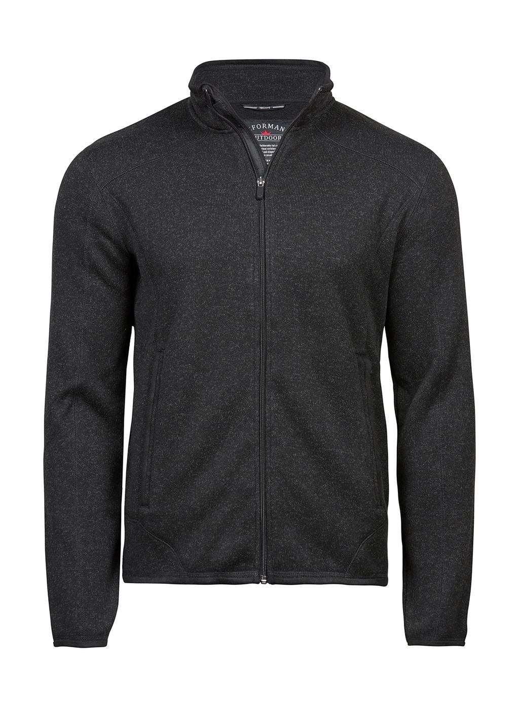 Outdoor Fleece Jacket zum Besticken und Bedrucken in der Farbe Black mit Ihren Logo, Schriftzug oder Motiv.