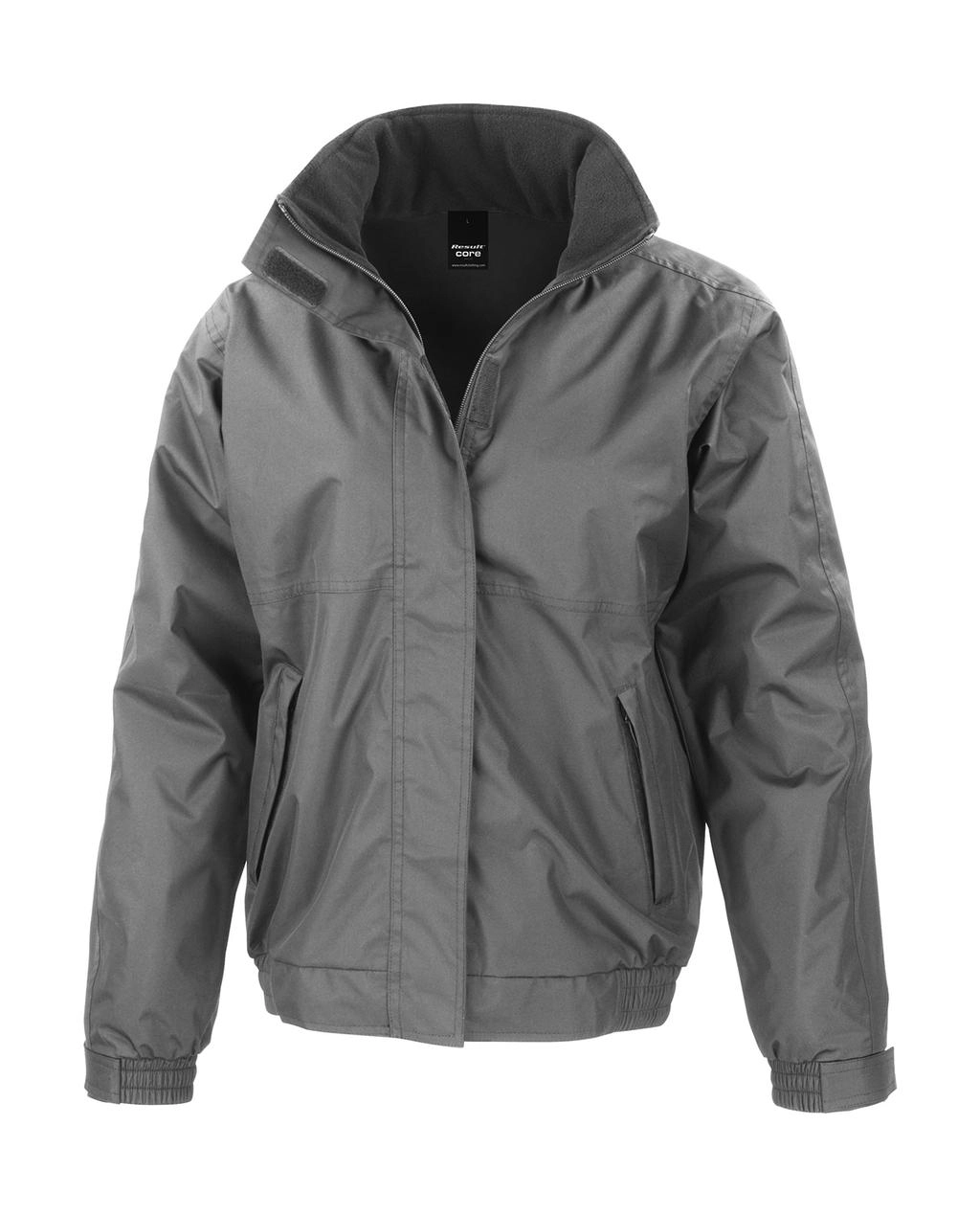 Channel Jacket zum Besticken und Bedrucken in der Farbe Grey mit Ihren Logo, Schriftzug oder Motiv.