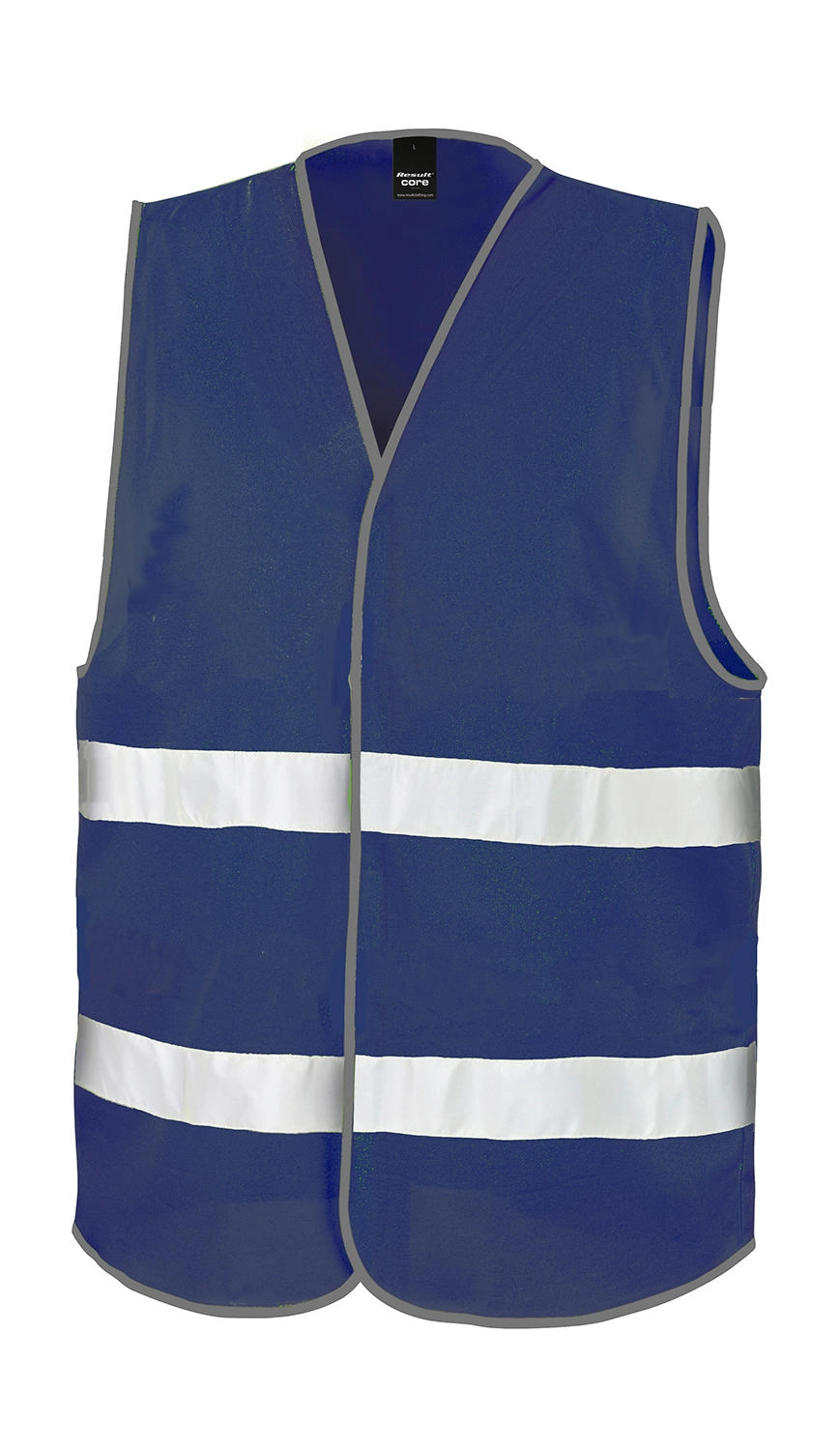 Core Enhanced Visibility Vest zum Besticken und Bedrucken in der Farbe Navy mit Ihren Logo, Schriftzug oder Motiv.