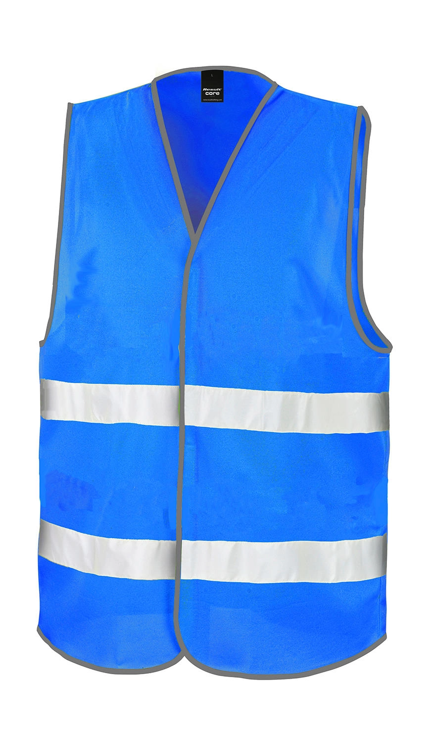 Core Enhanced Visibility Vest zum Besticken und Bedrucken in der Farbe Royal mit Ihren Logo, Schriftzug oder Motiv.