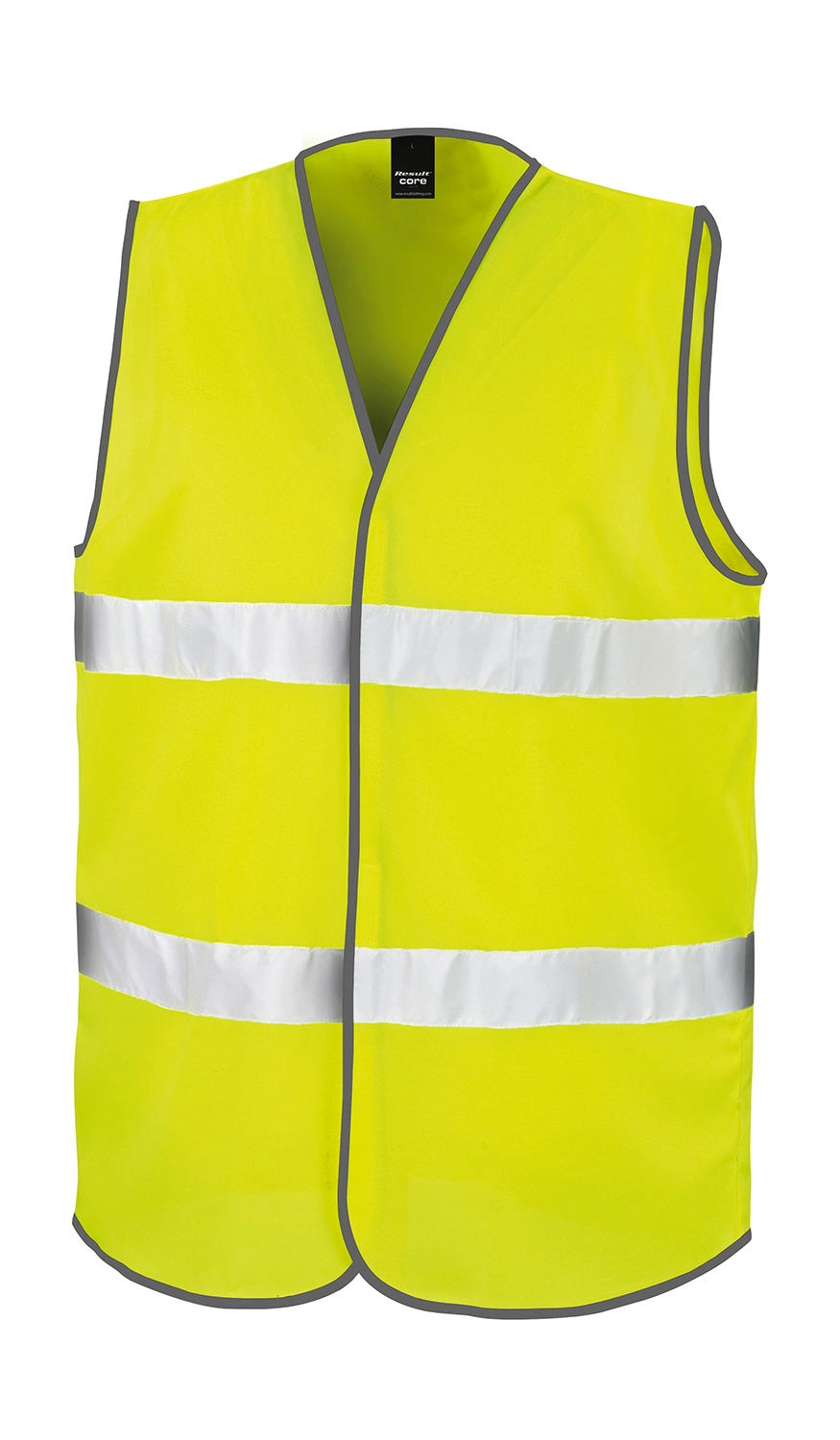 Core Enhanced Visibility Vest zum Besticken und Bedrucken in der Farbe Fluorescent Yellow mit Ihren Logo, Schriftzug oder Motiv.