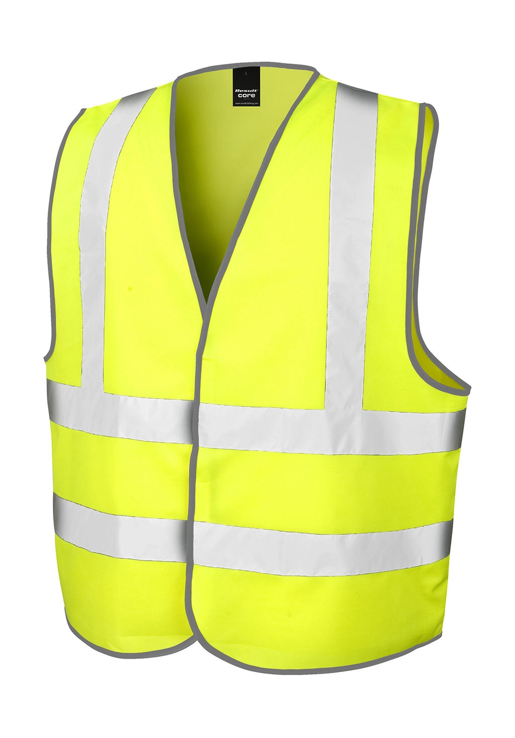 Hi-Vis Motorway Vest zum Besticken und Bedrucken in der Farbe Fluorescent Yellow mit Ihren Logo, Schriftzug oder Motiv.