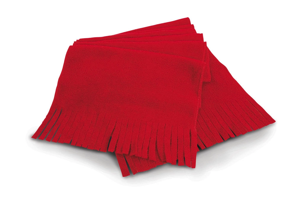 Polartherm™ Tassel Scarf zum Besticken und Bedrucken in der Farbe Red mit Ihren Logo, Schriftzug oder Motiv.