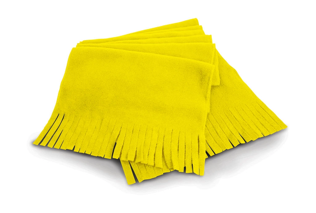 Polartherm™ Tassel Scarf zum Besticken und Bedrucken in der Farbe Yellow mit Ihren Logo, Schriftzug oder Motiv.