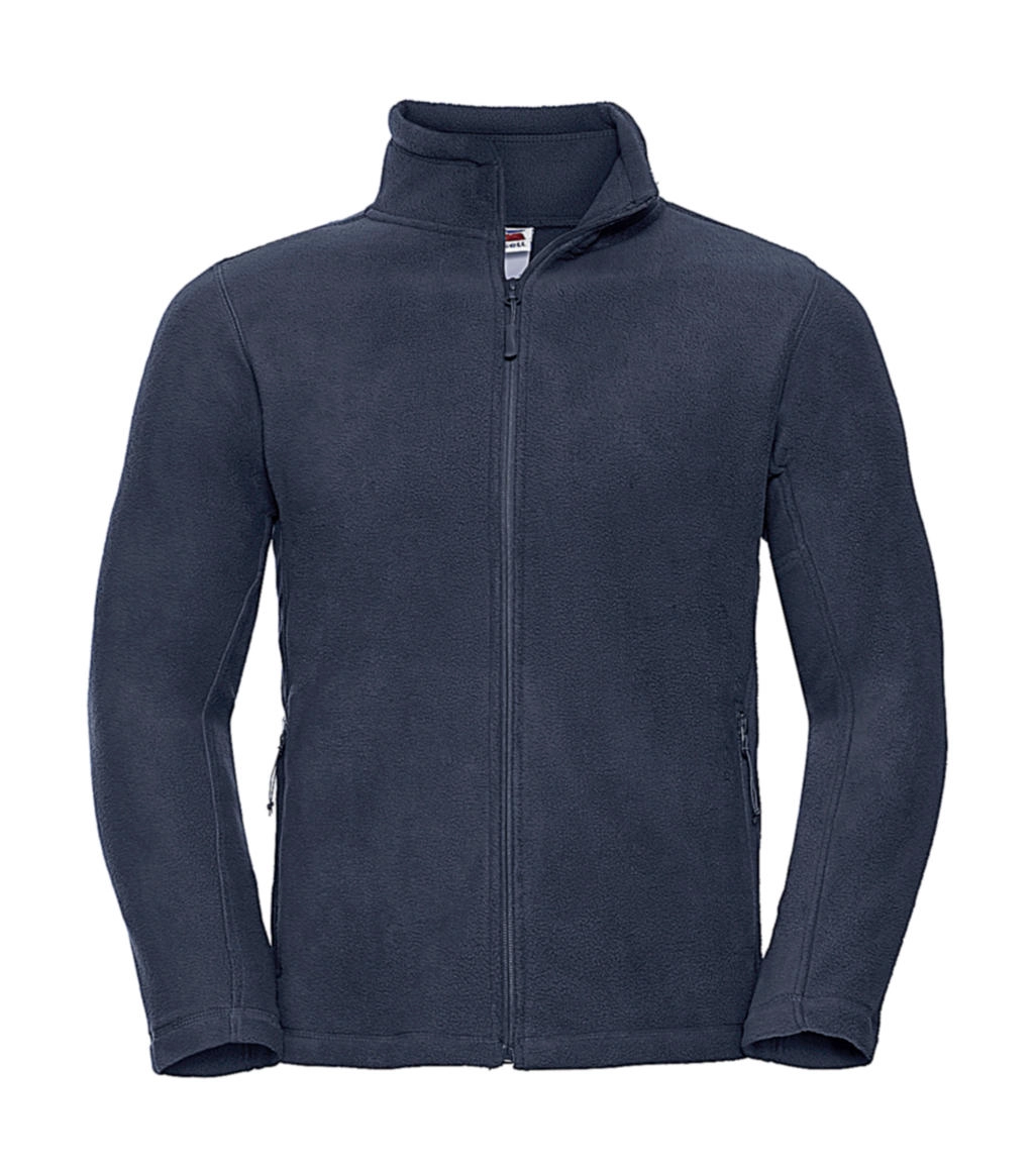 Men`s Full Zip Outdoor Fleece zum Besticken und Bedrucken in der Farbe French Navy mit Ihren Logo, Schriftzug oder Motiv.