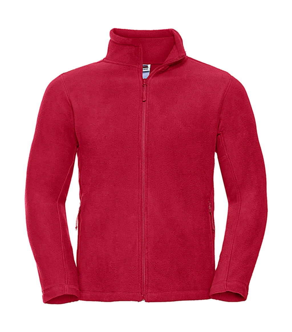 Men`s Full Zip Outdoor Fleece zum Besticken und Bedrucken in der Farbe Classic Red mit Ihren Logo, Schriftzug oder Motiv.