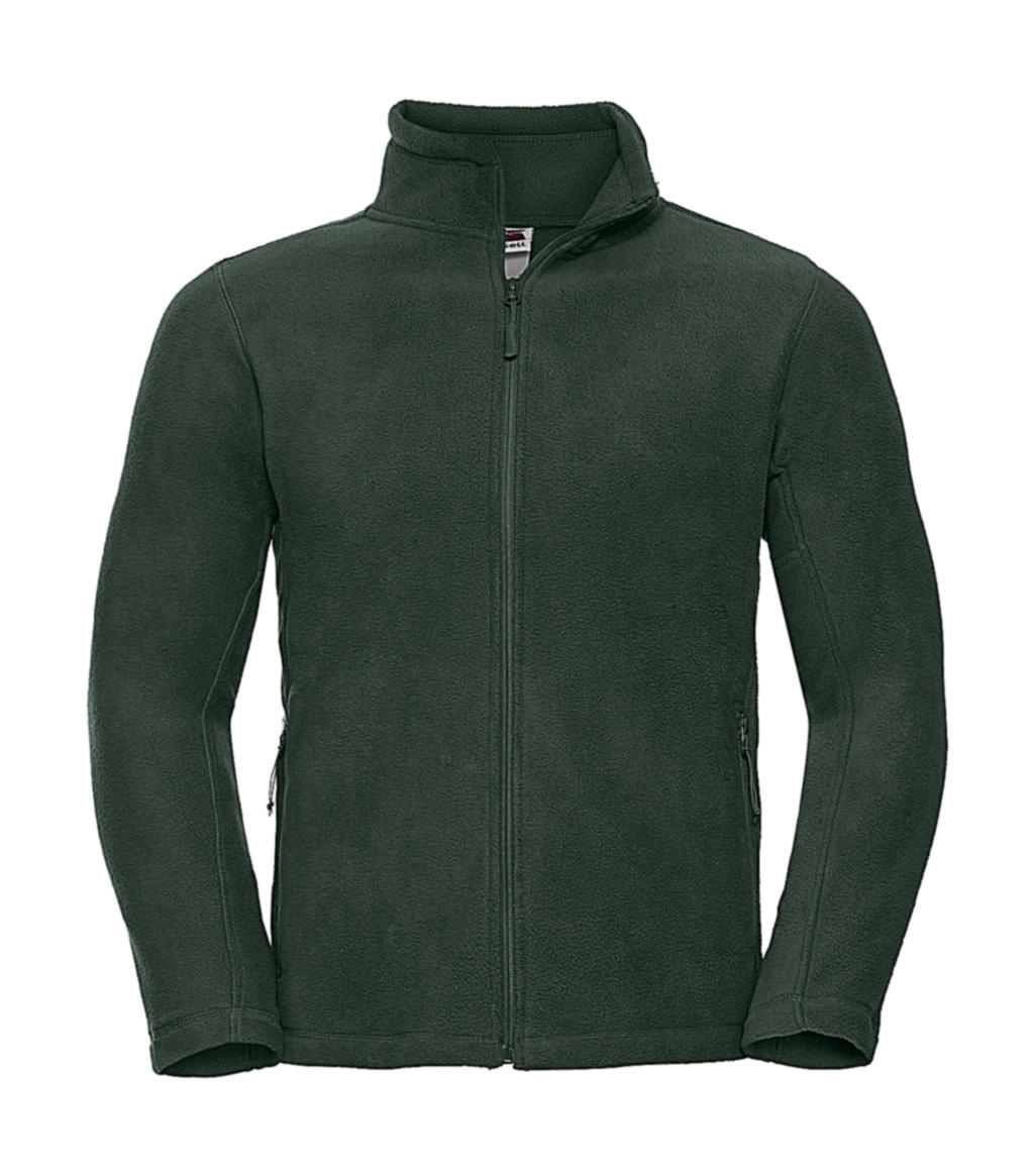 Men`s Full Zip Outdoor Fleece zum Besticken und Bedrucken in der Farbe Bottle Green mit Ihren Logo, Schriftzug oder Motiv.