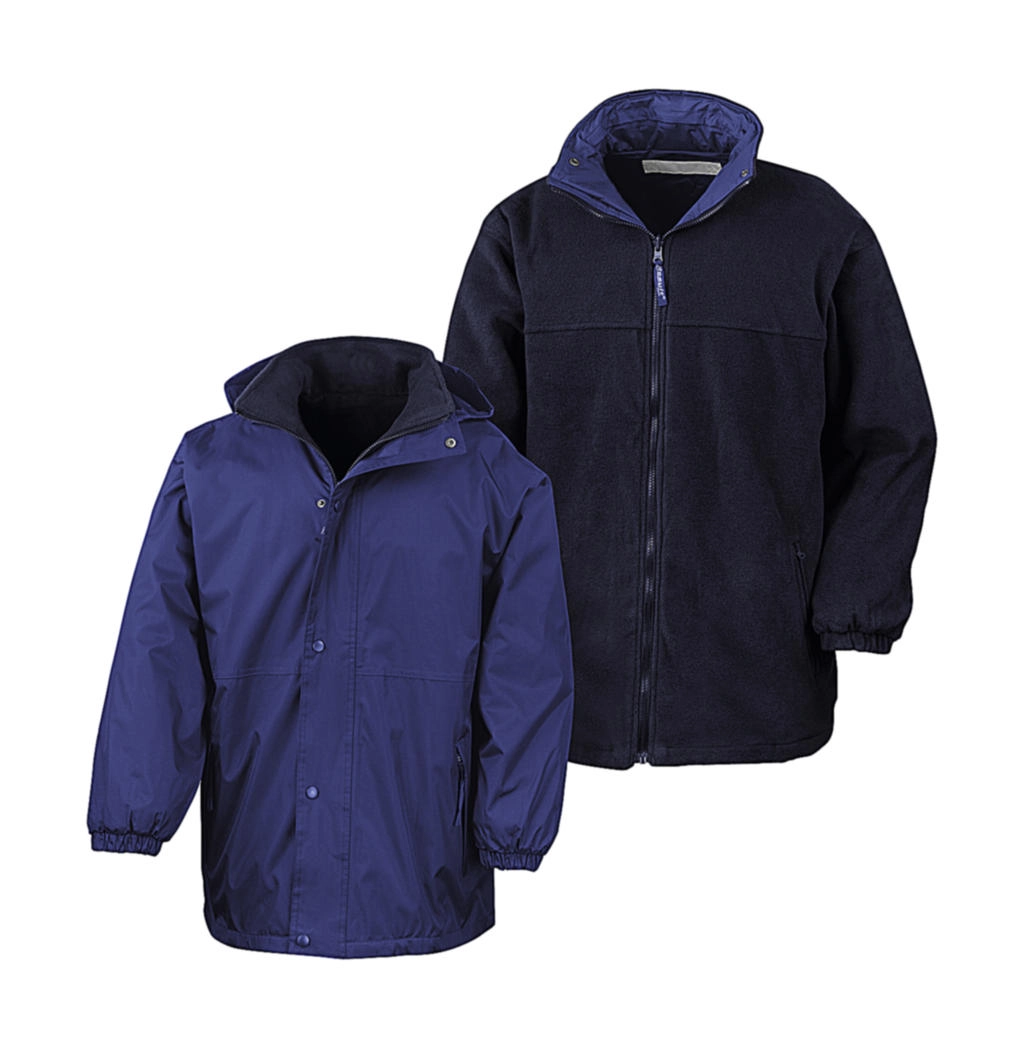 Outbound Reversible Jacket zum Besticken und Bedrucken in der Farbe Royal/Navy mit Ihren Logo, Schriftzug oder Motiv.