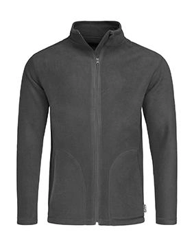 Fleece Jacket zum Besticken und Bedrucken in der Farbe Grey Steel mit Ihren Logo, Schriftzug oder Motiv.