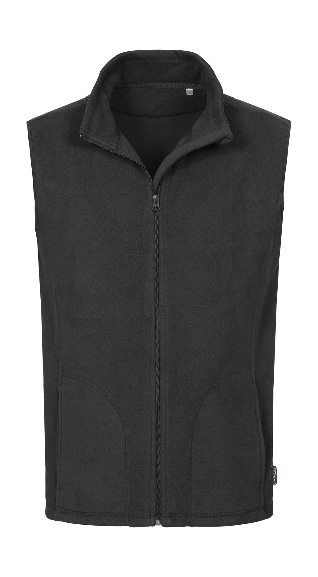 Fleece Vest zum Besticken und Bedrucken in der Farbe Grey Steel mit Ihren Logo, Schriftzug oder Motiv.