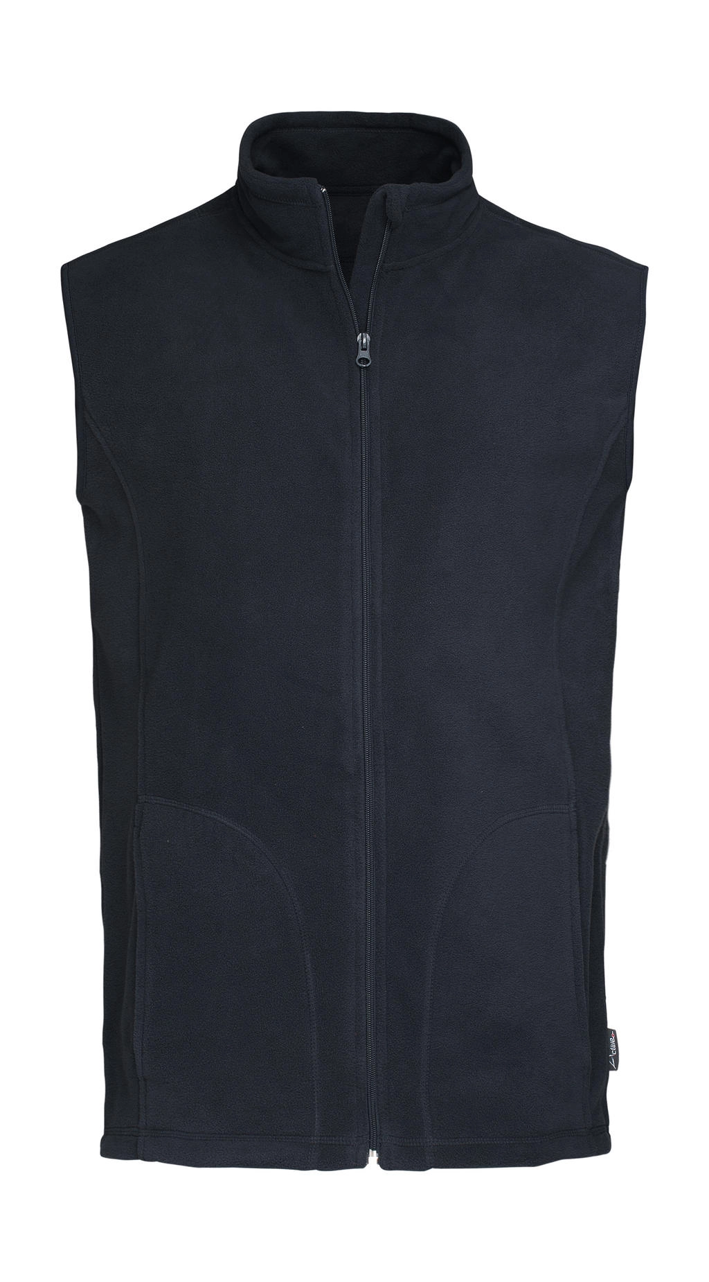 Fleece Vest zum Besticken und Bedrucken in der Farbe Blue Midnight mit Ihren Logo, Schriftzug oder Motiv.