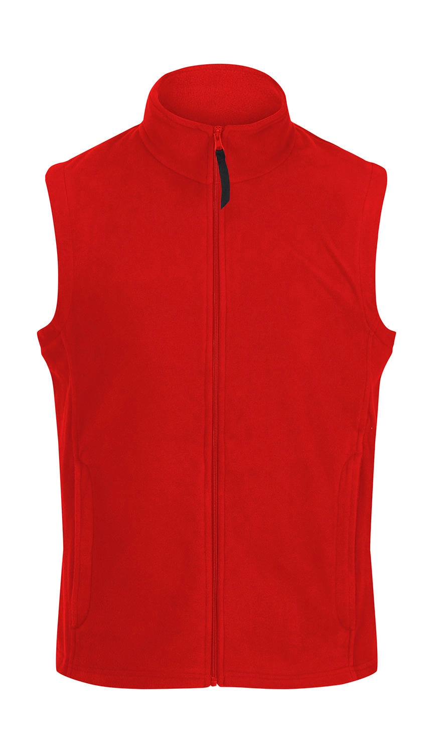 Micro Fleece Bodywarmer zum Besticken und Bedrucken in der Farbe Classic Red mit Ihren Logo, Schriftzug oder Motiv.