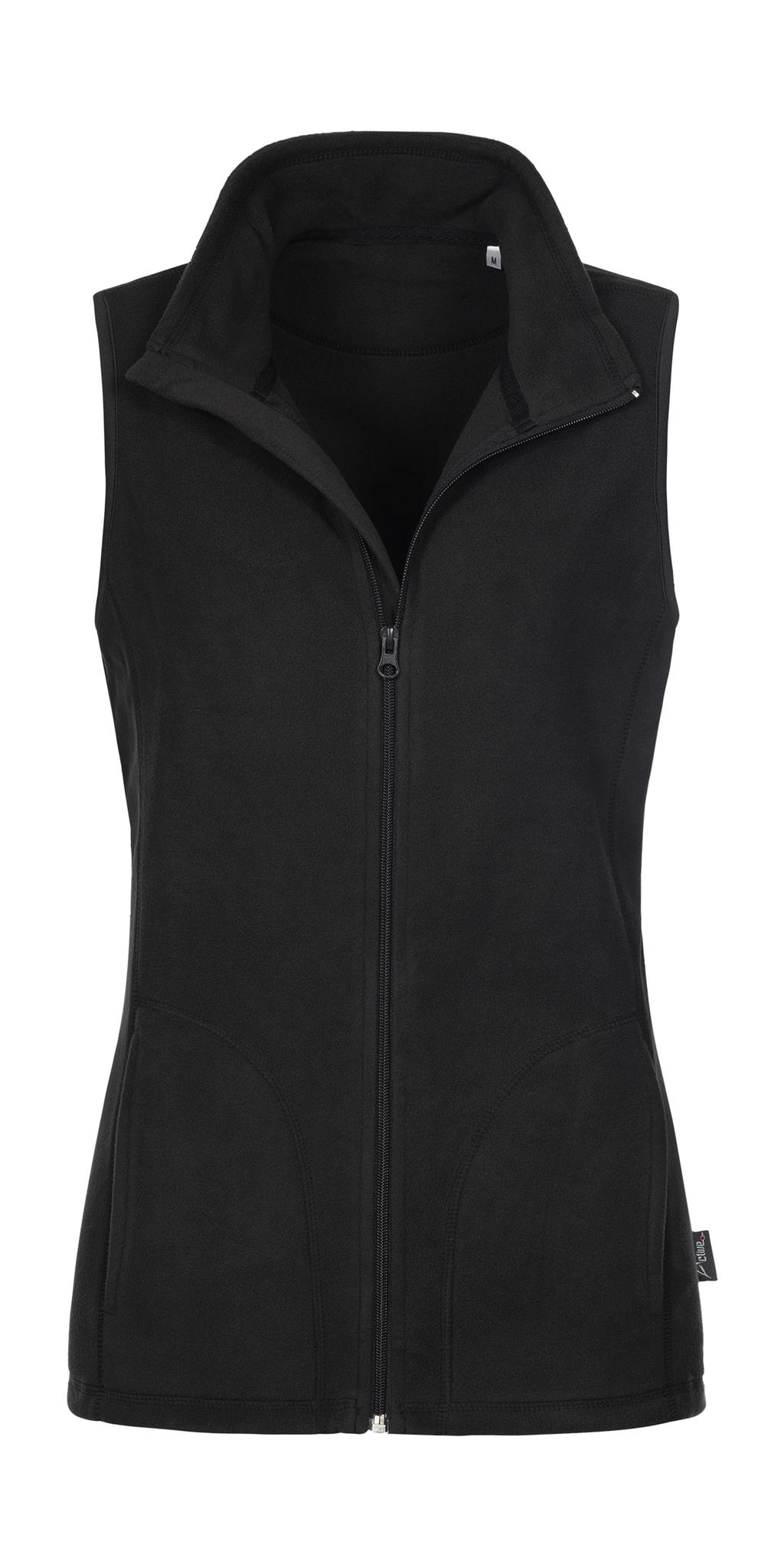 Fleece Vest Women zum Besticken und Bedrucken in der Farbe Black Opal mit Ihren Logo, Schriftzug oder Motiv.