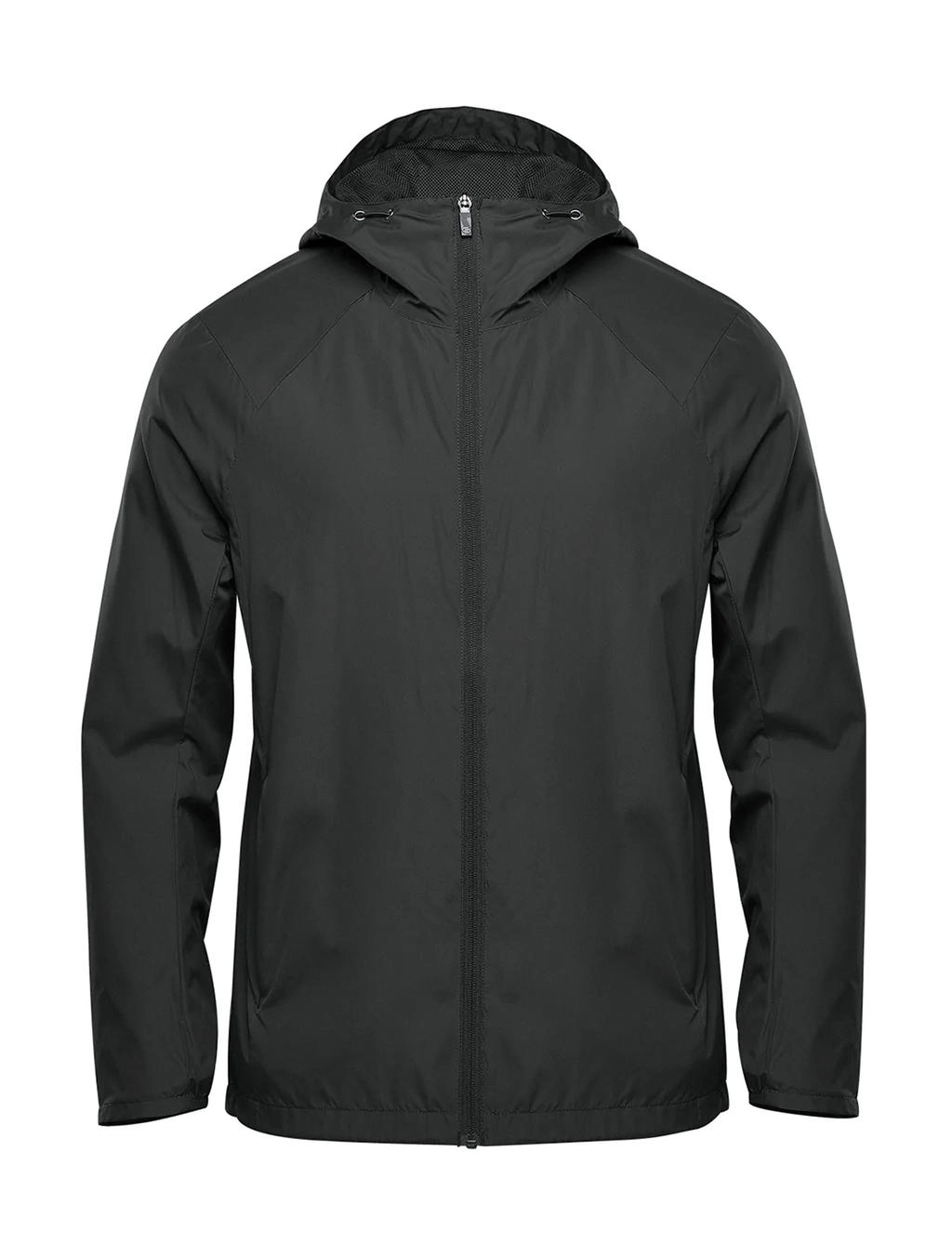 Men`s Wind Jacket zum Besticken und Bedrucken in der Farbe Black mit Ihren Logo, Schriftzug oder Motiv.