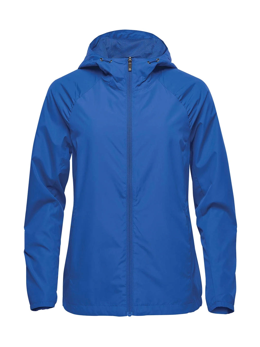 Women`s Wind Jacket zum Besticken und Bedrucken in der Farbe Classic Blue mit Ihren Logo, Schriftzug oder Motiv.