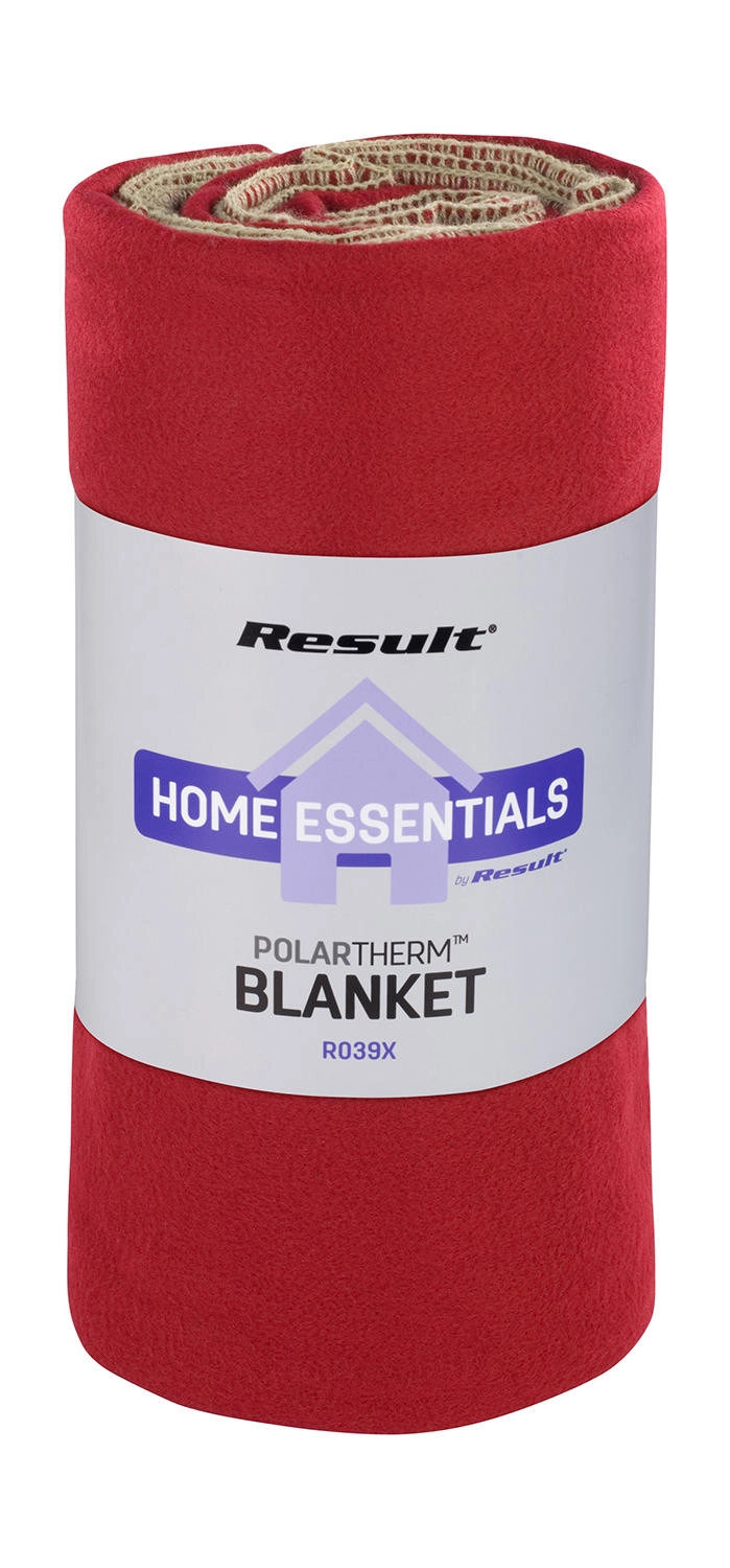 Polartherm™ Blanket zum Besticken und Bedrucken in der Farbe Red mit Ihren Logo, Schriftzug oder Motiv.